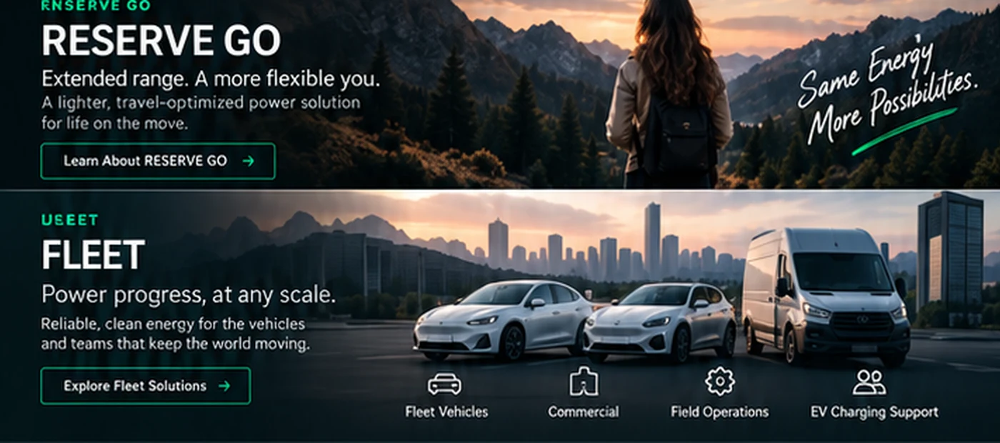 Commercial electric vehicle fleet supported by RESERVE