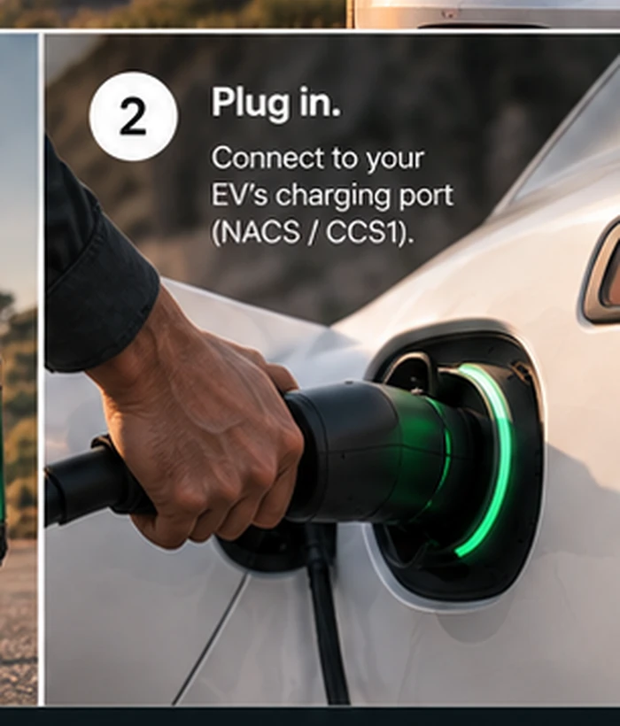 Connecting RESERVE to an EV charge port